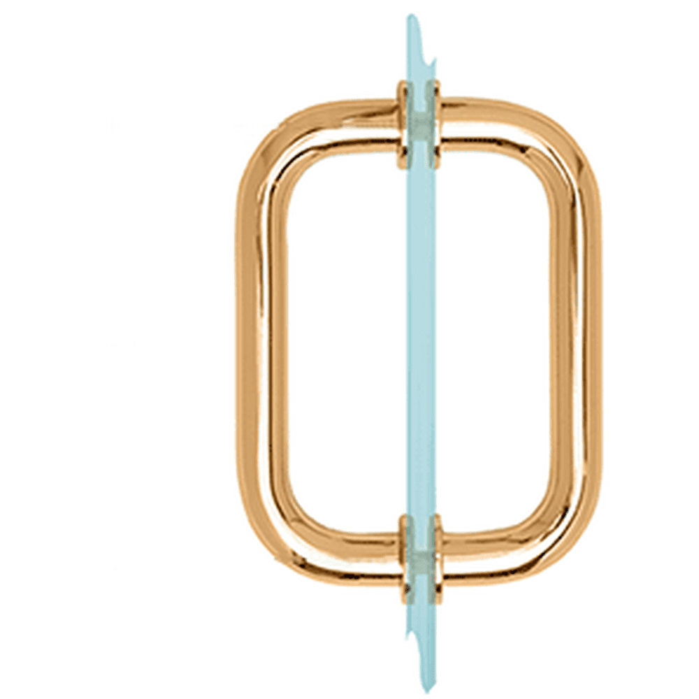 CRL SDPR6GP Gold Plated 6" Tubular BacktoBack 3/4" Diameter Shower