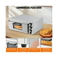 thumbnail image 5 of Electric Pizza Oven,Commercial Pizza Oven Countertop,Home kitchen Stainless Steel Electric Pizza Oven, Indoor Pizza Maker with Crumb Tray, Timer, Single Deck Layer Pizza Cooker for Restaurant, 5 of 7