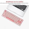 thumbnail image 3 of RGB Backlit Gaming Keyboard, 60% 68 Keys Hot Swappable USB C Wired Mechanical Keyboard  for Office, 3 of 7