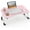 Pink, variant on Foldable Lap Desk for Laptop & Writing - 23 inch Bed Tray Table with Cup Holder & Tablet Slot - Portable Notebook Stand for Eating, Sofa, Couch & WFH Students