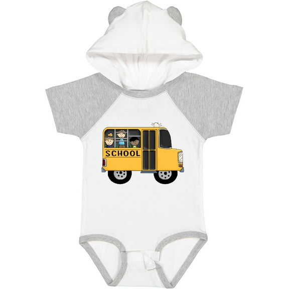 Inktastic School Bus Boys or Girls Baby Bodysuit