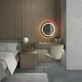 thumbnail image 6 of Ozarke Princess Vanity Mirror Wall Mounted with Anti-fog Features and RGB 3 Light Colors - Large, 6 of 10