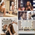 thumbnail image 3 of Wosthever Paquete de 10 bombillas para tocador, luces ajustables regulables, tocador, espejos de maquillaje, herramienta de iluminación, 3 of 6
