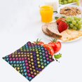 thumbnail image 5 of 3 Pack - Reusable Sandwich Bags Dishwasher Safe Durable Washable Quick Dry Cloth Baggies - Reusable Snack Bags School Lunches Bags Snack Bags - Sandwich Food Storage Bag, 5 of 6