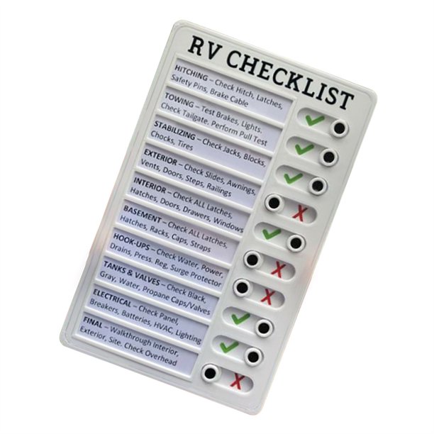 Advancent Pantalla de tablero de mensajes de tablero de plástico con clavija de formulario de inspección de mensajes de RV portátil para el hogar Almacenamiento y organización del hogar No.03 Advancent HA007473-03B