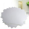 16/9 PCS Sheets Flexible Mirror Sheets Mirror Wall Stickers Self