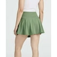 thumbnail image 4 of Real Essentials 4 Pack: Women's High Waisted Tennis Skirts Skater Skort Tummy Control Golf Shorts Pockets (Available In Plus), 4 of 6