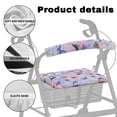 thumbnail image 5 of HELLHERO Waterproof Rollator Seat Back Cover Back Cover Fantasy Tie-Dye Butterfly Theme for Seniors Adult Stain Proof Reusable, 5 of 7