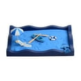 thumbnail image 1 of Miniatura Zen Garden Desktop Ocean Landscape Sand Table Decorativo Square Ocean Sandbox Con Bandeja Rectangular Múltiples Accesorios Para Home Office Hotel Serendint HA019406-00, 1 of 7