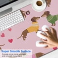 thumbnail image 2 of Long Mouse Pads for Desk,Colorful Funny Dachshund Desk Mats on Top Of Desks, Desk Mouse Pad Extra Large with 3mm Non-Slip Base and Stitched Edge for Gaming,Office,Work,Home 47.3"x23.6", 2 of 6