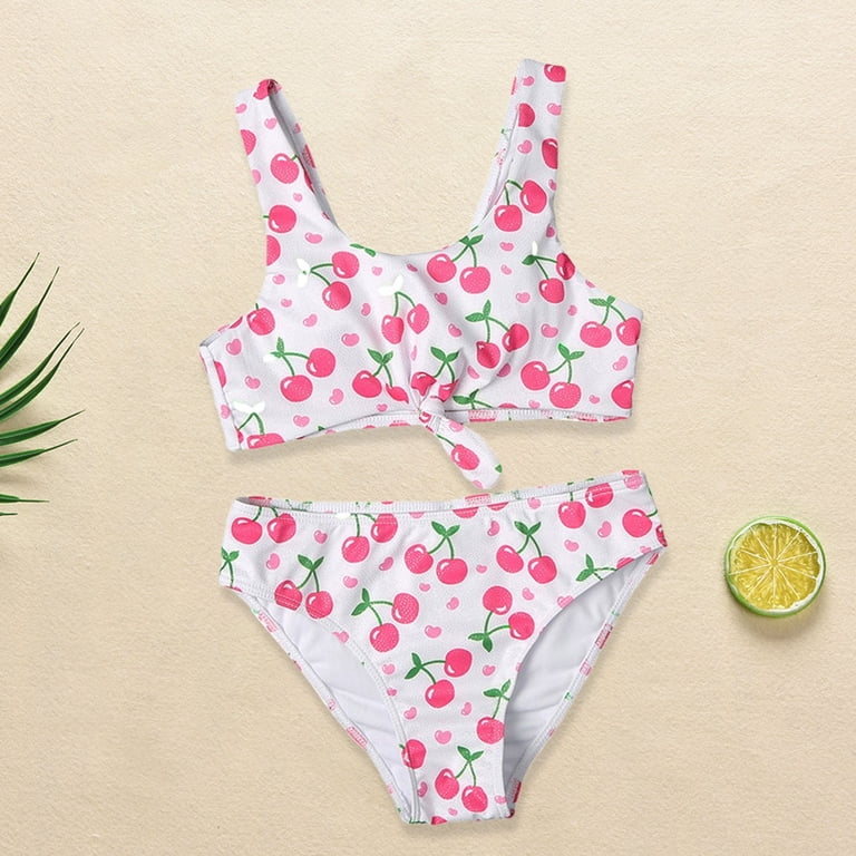 Happy Cherry - Bikini Filles Ado 2 Pièces Ensemble de Maillots de Bain Happy Cherry - Bikini Filles Ado 2 Pièces Ensemble de Maillots de Bain