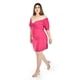 thumbnail image 2 of Vestido escote cruzado Roman Fashion /Tallas Extras, 4267 (Fiusha) fucsia 42, 2 of 6