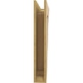thumbnail image 4 of Ekena Millwork 5 1/2"W x 24"D x 36"H Funston Traditional Rough Cedar Woodgrain TimberThane Bracket, Primed Tan, 4 of 6