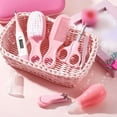 thumbnail image 2 of Baby Healthcare Kit, Grooming Kit, Topboutique Portable Newborn Nursery Health Care Set with Baby Comb, Clipper Cleaner,Baby Brush, for Baby Girl & Boy Gifts Newborn Gift Set,Set of 8,Pink, 2 of 7