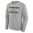thumbnail image 2 of Men's Fanatics Heather Charcoal Pittsburgh Penguins Fierce Competitor Pullover Sweatshirt, 2 of 3