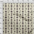 thumbnail image 2 of oneOone Cotton Poplin Fabric Diamond Geometric Â Printed Craft Fabric BTY 56 Inch Wide, 2 of 4