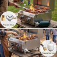 thumbnail image 2 of Parrilla de Barbacoa BESTFIRE 2 Quemadores 20,000 BTU Acero Inoxidable, 2 of 8