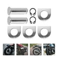 thumbnail image 1 of FOMIYES Kit De Soportes Y Pasadores Para Reposapiés De Motocicleta Fácil Instalación Plateado, 1 of 8