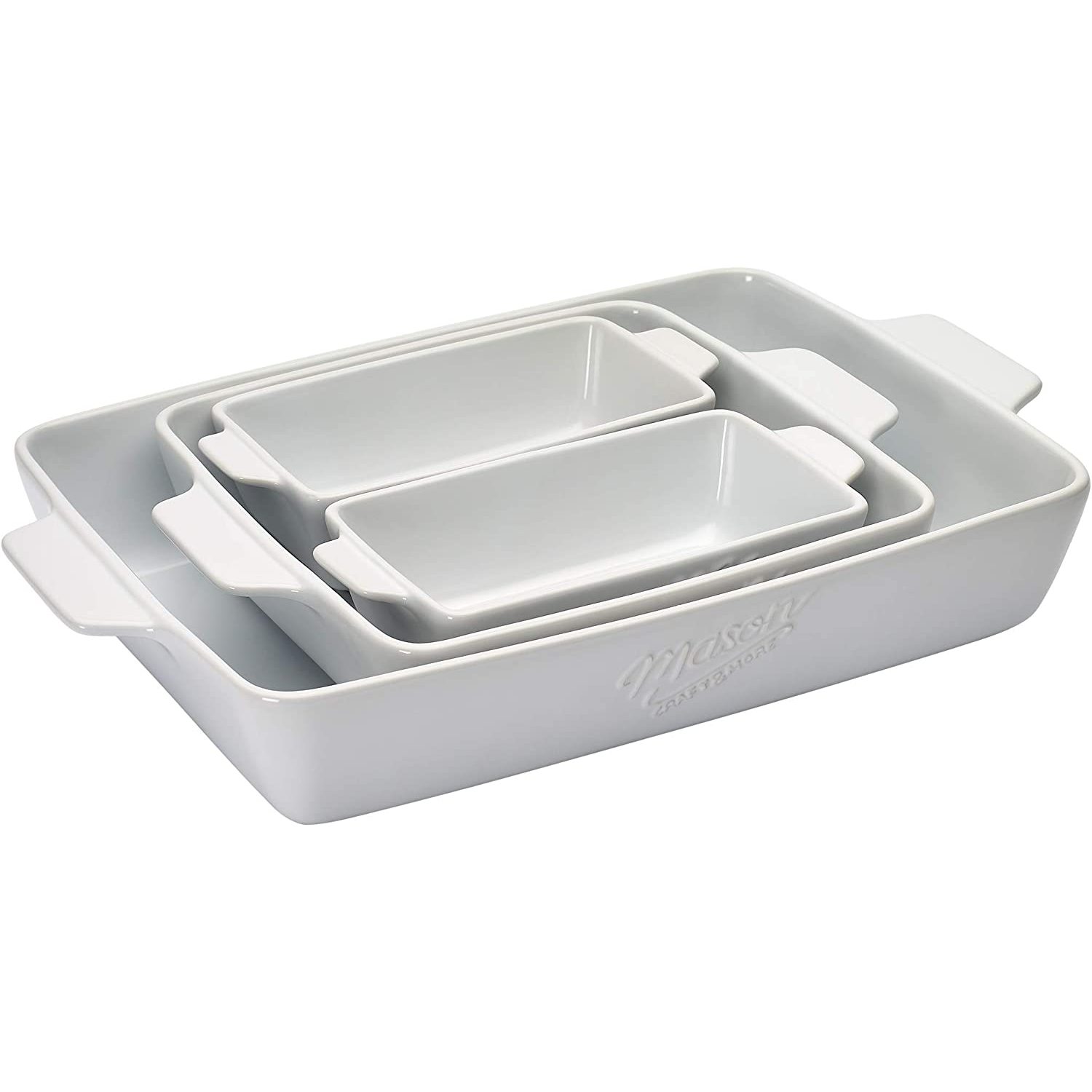 CintBllTer Ceramic Bakeware Rectangular, Square, Casserole, Lasagna