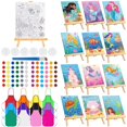 thumbnail image 1 of Set de pintura para fiestas Ireer Kids Sip & Paint con lienzo y delantal, 1 of 6