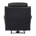 thumbnail image 5 of Lexicon Hancock Leather Power Reclining Chair in Black, 5 of 8