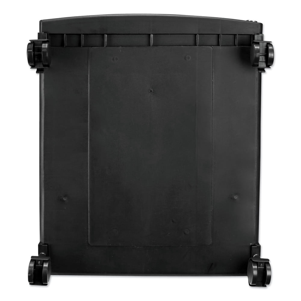 Storex Mobile Filing Cabinet-Color:Black / Blue
