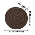 thumbnail image 3 of Gnmfd Cotton Rope Placemats Set Of 6 With Stand Heat Resistant Table Mats Coasters For Dining Table Kitchen Wedding Party Thanksgiving Christmas Decor, 3 of 6