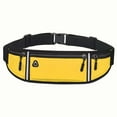 thumbnail image 5 of Running Belt Waist Pack Bag Handbag with Adjustable Strap Runners Fanny Pack Yellow, 5 of 9