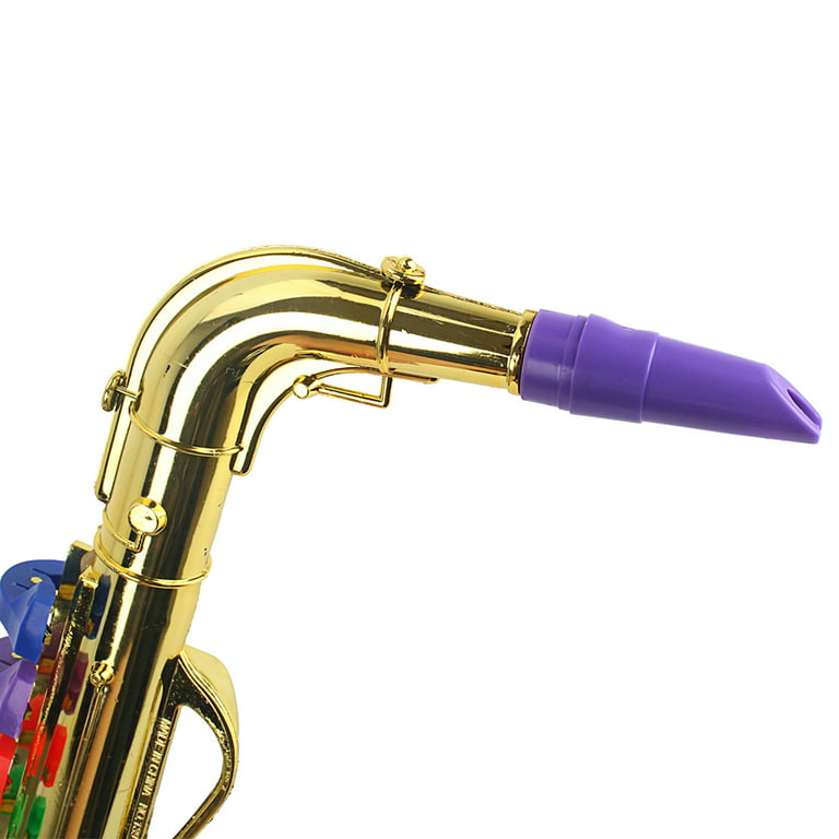 Kid Trumpet Toy, Trumpet Model Play Toy, Musical Gifts, Golden Musical Mini  Saxophone Instruments