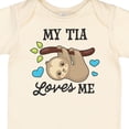 thumbnail image 4 of Inktastic My Tia Loves Me with Sloth and Hearts Boys or Girls Baby Bodysuit, 4 of 5