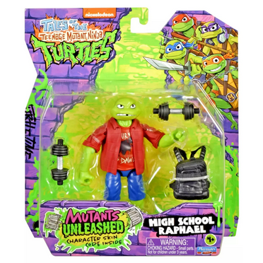 Tales of The Teenage Mutant Ninja Turtles Unleashed High School Raphael Figure