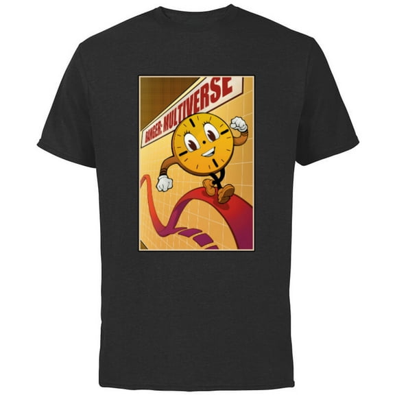 Marvel Studios Loki Season 2 Miss Minutes Danger Multiverse - Short Sleeve Cotton T-Shirt for Adults - Customized-Black