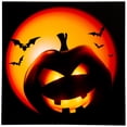 thumbnail image 3 of Northlight LED Lighted Bats and Jack-O-Lantern Halloween Canvas Wall Art - 19.5" x 19.5", 3 of 10