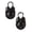 Black 2PCS, variant on Heavy Duty Password Padlock 4 Digit Large Outdoor Digital Lock High Aluminum Lock Body Non Cutting Lock Ring Suitable For Homes Schools Gate 2PCS