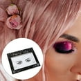 thumbnail image 4 of Soidarity Joyas para los ojos, pegatinas de diamantes de imitación, cuentas de cristal sin pegamento, purpurina, maquillaje facial, joyería, Tratamientos faciales HF-106 color perla, 4 of 6