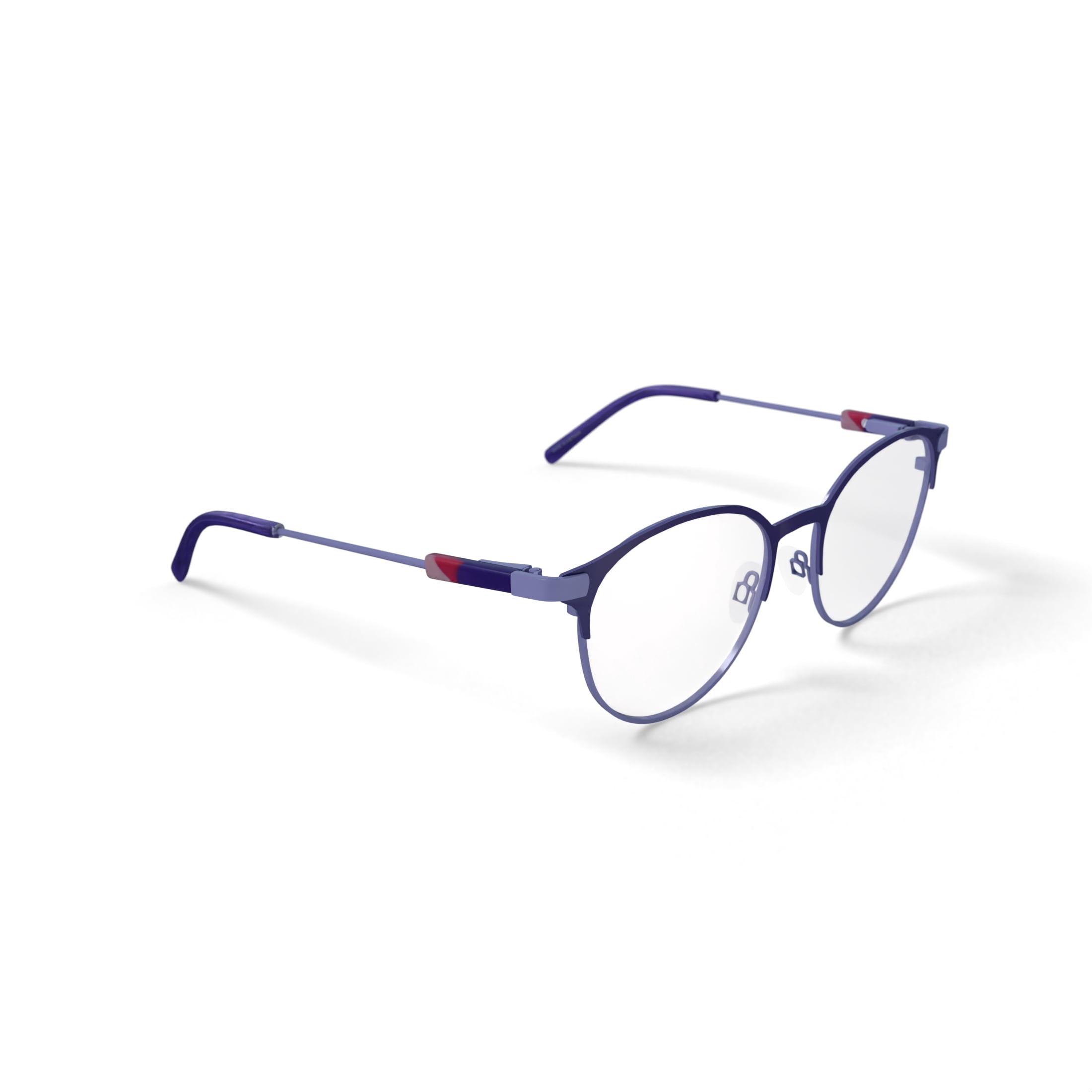 Walmart Women's Azariah Round Prescription Eyeglasses with Case, Purple