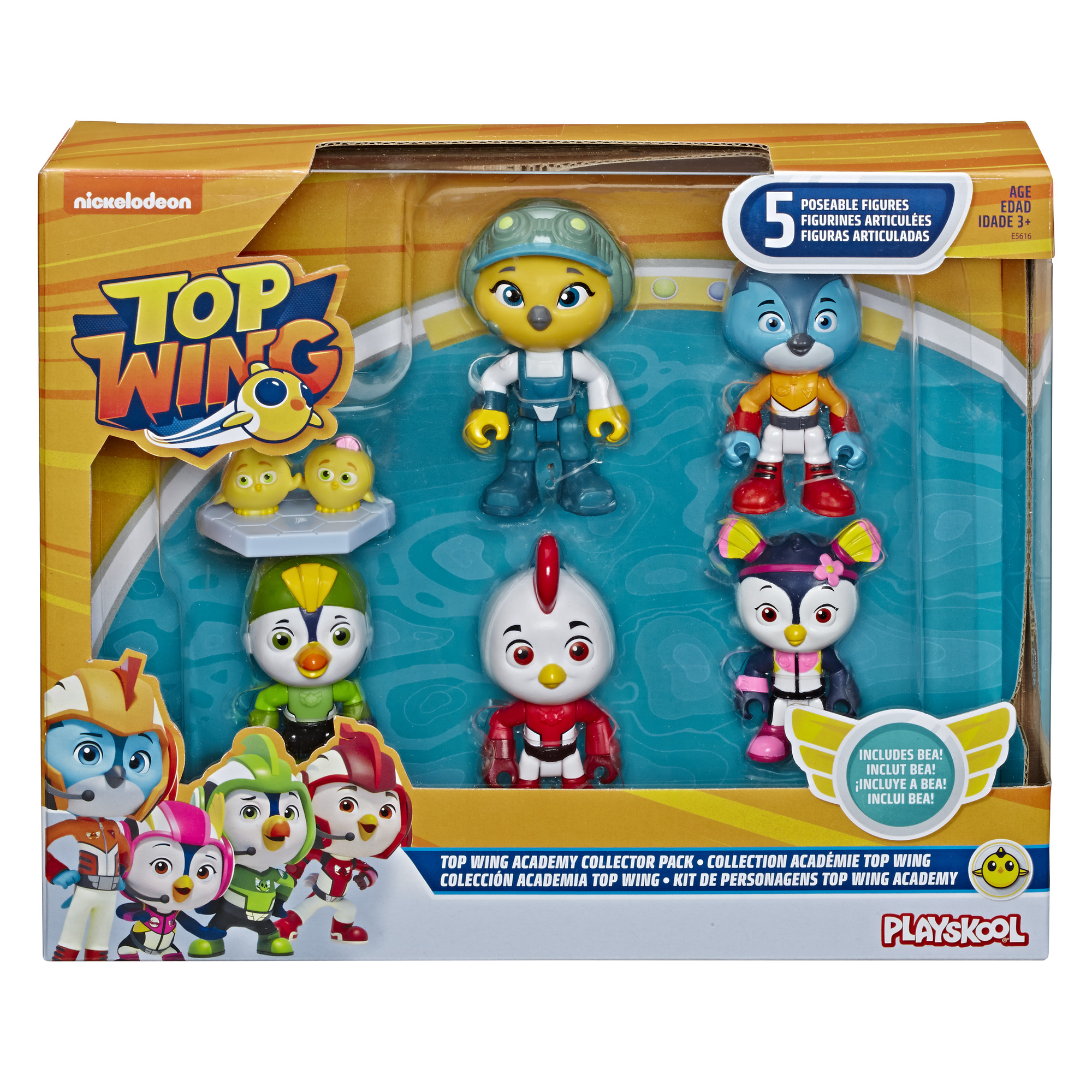 motor Klage vase Top Wing Academy Collector Pack Includes 5 Poseable 3-inch Figures and Top  Wing Cheep & Chirp - Walmart.com