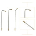 thumbnail image 2 of Miangastore Raccords d'Extension de Rondelle à Pression 3 Pcs, Tige Courbée d'Extension de Rondelle à Pression, 2 of 8