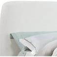thumbnail image 4 of Meridian Furniture Rigby Cream Linen Textured Fabric King Bed, 4 of 9