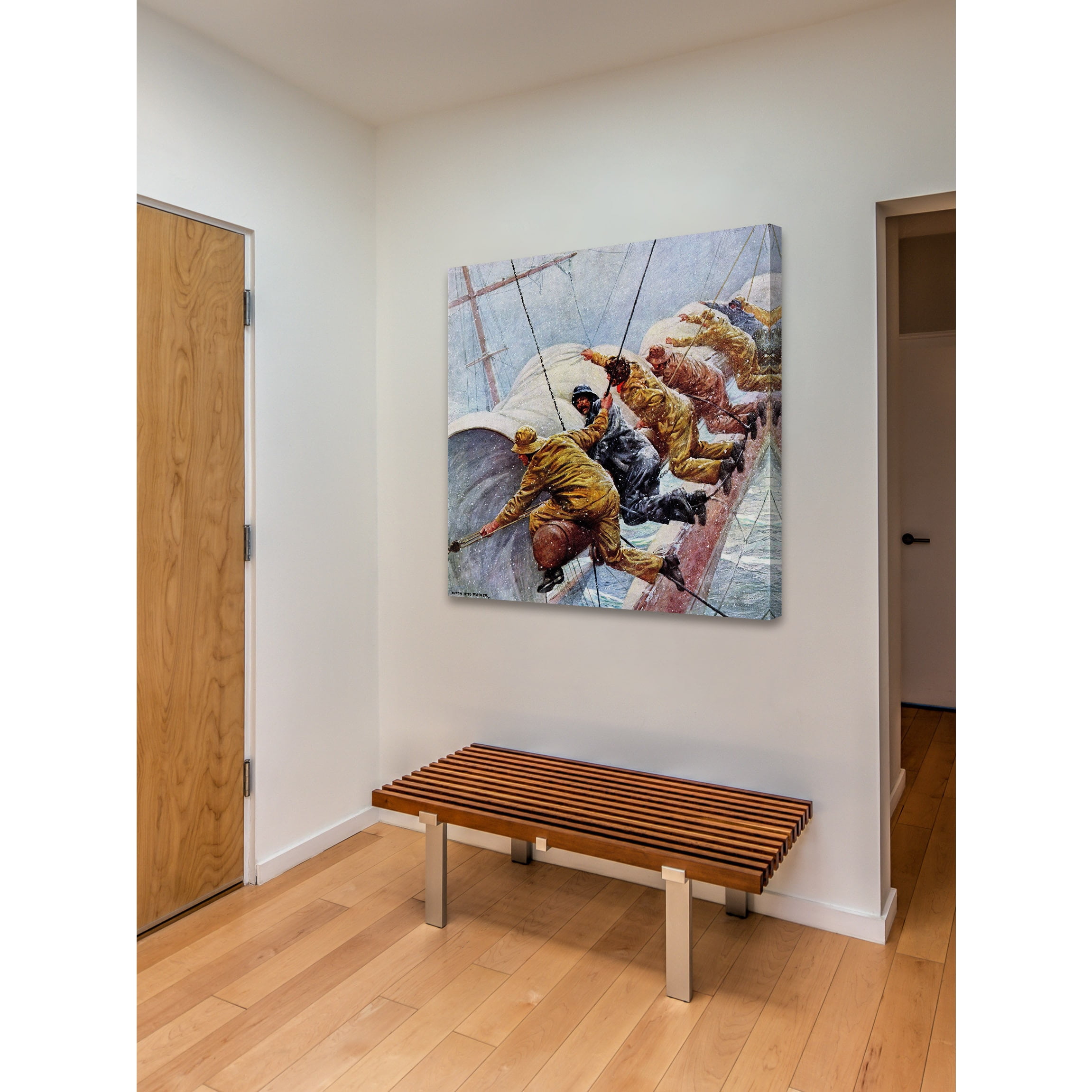 "Heave Ho!" Painting Print on Wrapped Canvas