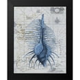 thumbnail image 2 of Fab Funky 15x18 Black Modern Framed Museum Art Print Titled - Seashell Collection 1 b, 2 of 5