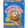 DRUMSTICK Vanilla Caramel Ice Cream Cones 4 ct Box