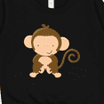 thumbnail image 3 of Inktastic Happy Monkey Toddler Sweatshirt, 3 of 4