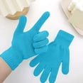 thumbnail image 2 of Fgnfyis Winter Gloves for Women Soft Knit Full Coverage Fingerless Design Modern Minimalist Style Warm Winter Handwear Candy Color Mittens BU2, 2 of 3