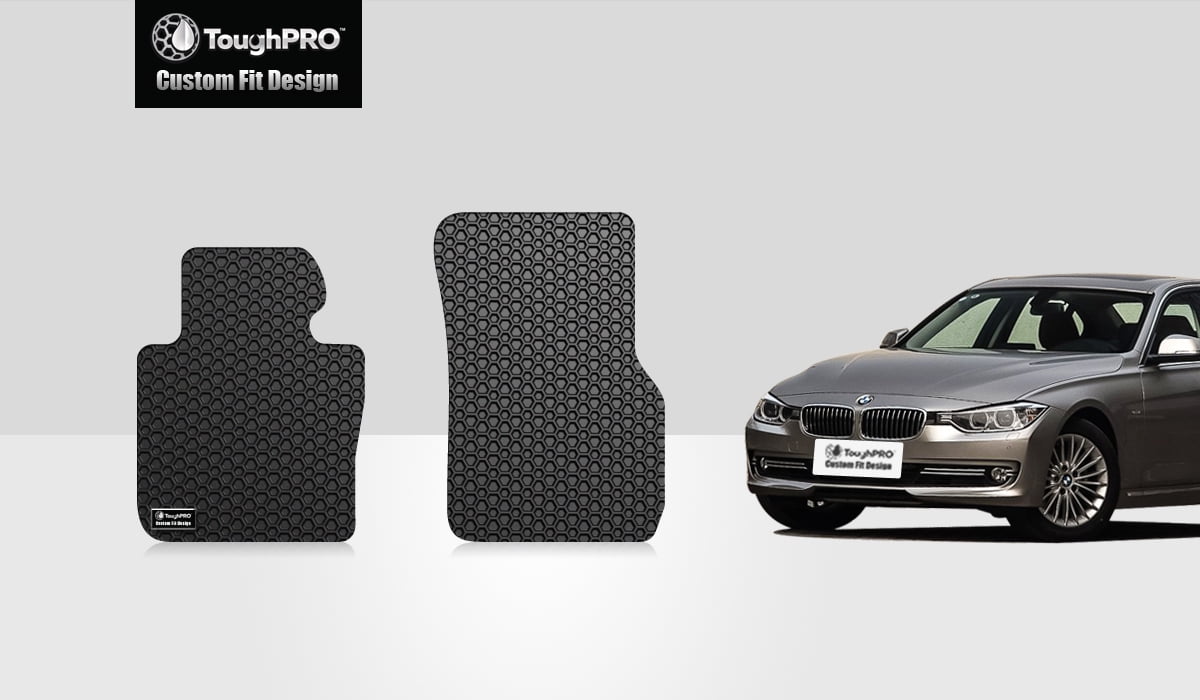 ToughPRO Two Front Mats Compatible with BMW 328i All Weather Heavy