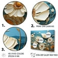 thumbnail image 3 of Designart "Serene Floral Breeze III" Flower Floater Framed Canvas Prints, 3 of 5