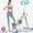 Blue+white+Adjustable Resistance, variant on Fahuac Stair Stepper for Home Gym Exercise, New Version Vertical Climber Machine for Full Body Workout, Compact Folding Cardio Exercise Climber with Extended Step Range, Adjustable Handlebar Pedals