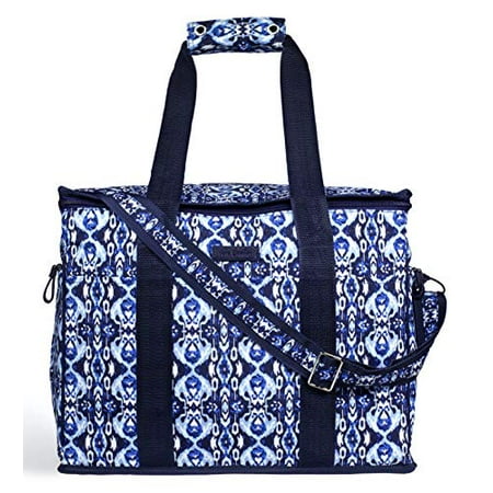 Vera Bradley Leak Resistant Insulated Cooler Bag Large Capacity, Navy ...