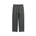 thumbnail image 1 of RKSTN Mens Pants Solid Color Casual Straight Leg Pants Full Length Pants Soft Comfortable Workout Pants, 1 of 3