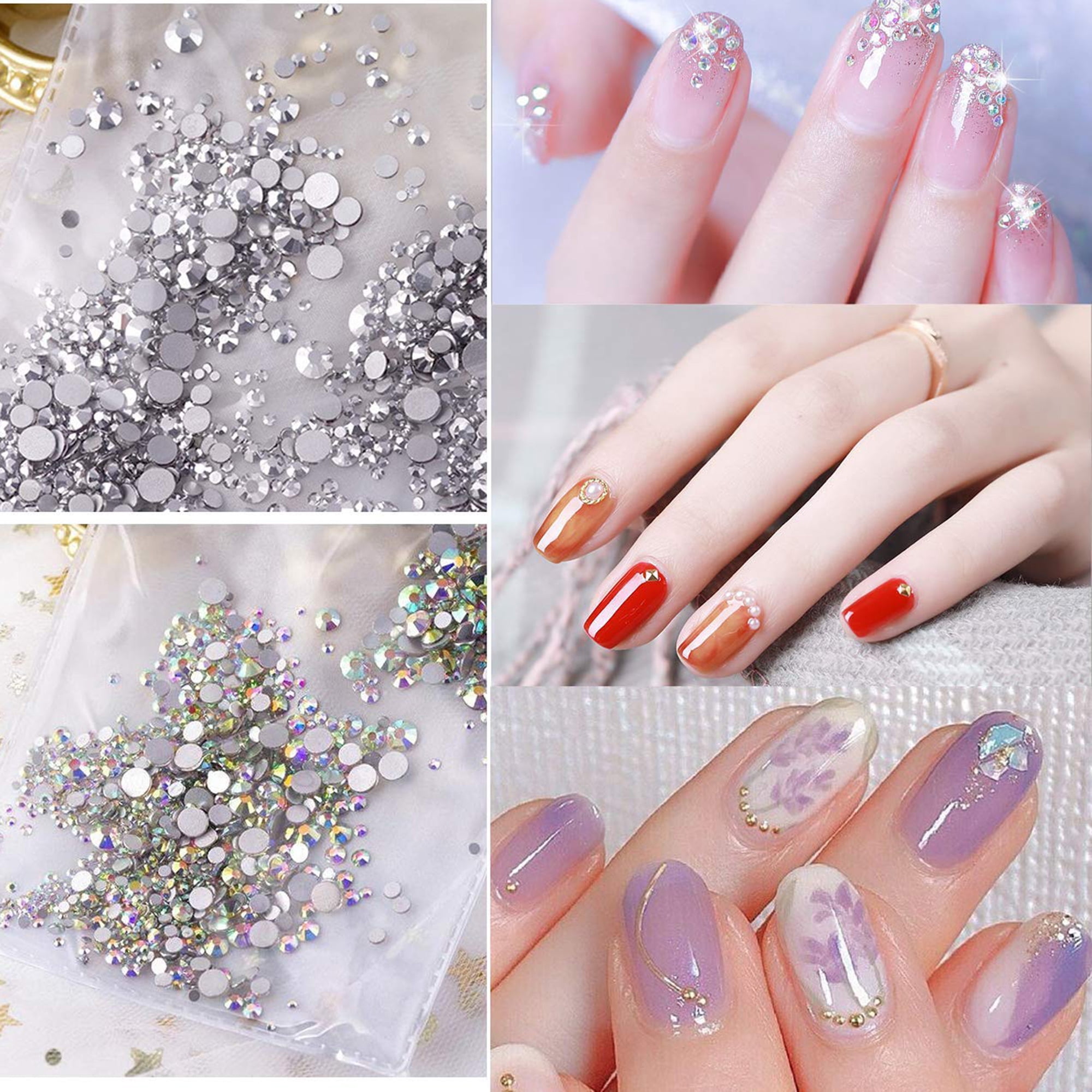 DODOING Complete Acrylic Nail Kit Acrylic Powder and Liquid Set Nail Decorations Tools White Clear Pink Acrylic Powder Nails Extension